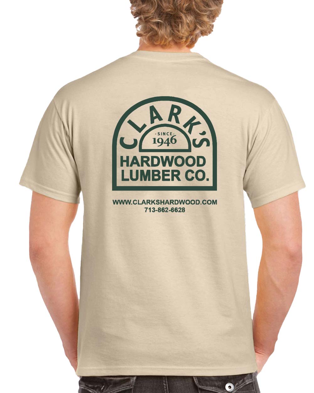 Hardwood Lumber Company Discount Code Clark's Short Sleeve Shirt (Sand) – Clark's Hardwood Lumber Co.