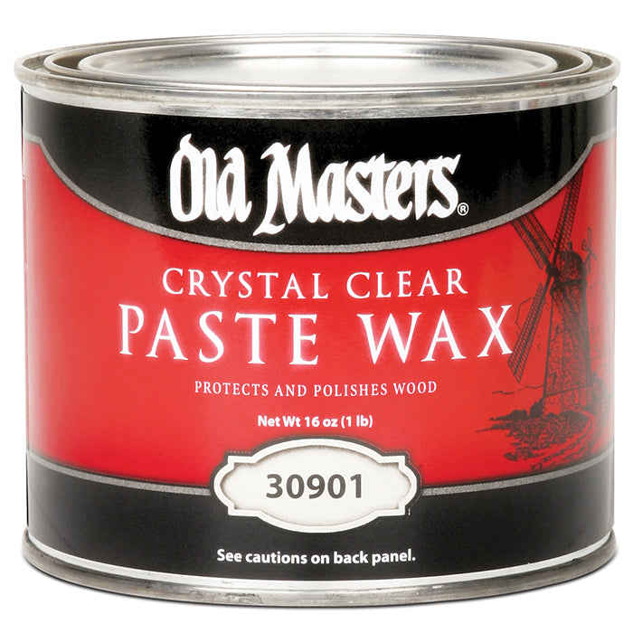 Old Masters 30901 Crystal Clear Paste Wax - 1 lbs.